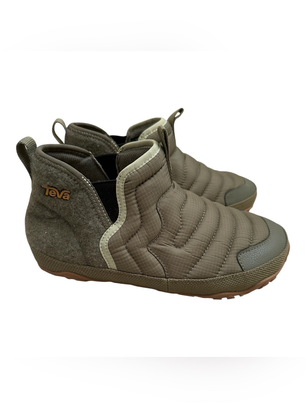 Teva ReEmber Terrain Mid Bootie Slip-On Shoe Olive Green 1140212 Womens 7 Mens 5